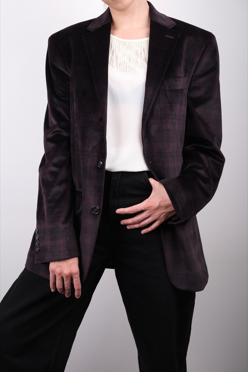 Blazer de terciopelo morado — Ralph Lauren, foto 4