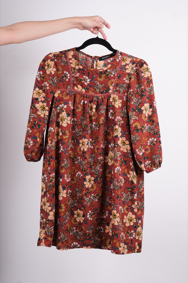 Vestido naranja estampado — Liverpool