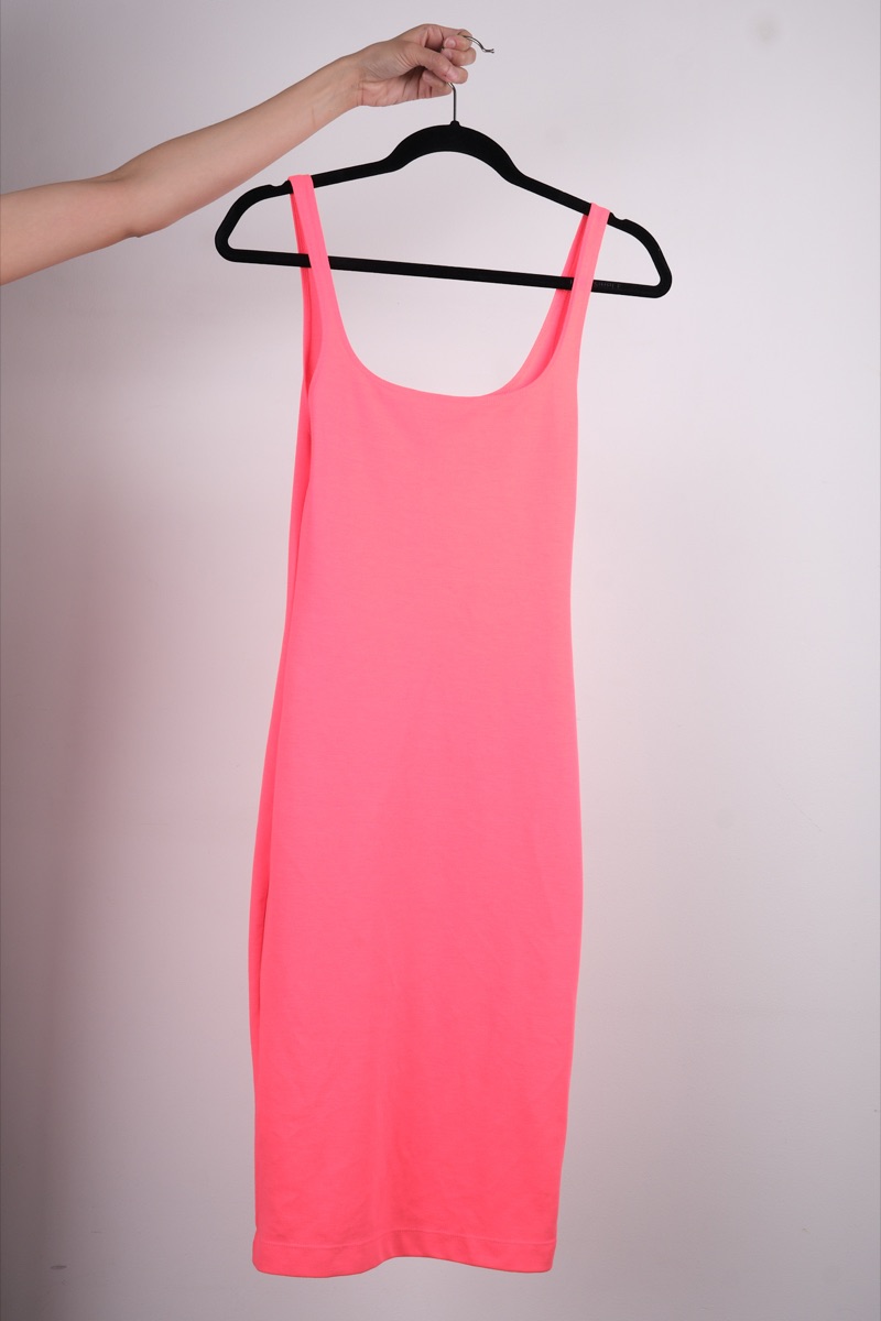 Vestido rosa de tirantes — Zara